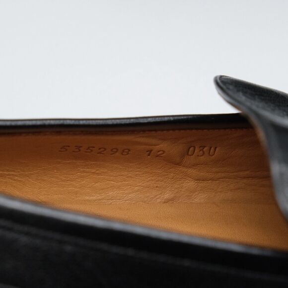 Gucci Men's GG LA Patch High Loomis Leather Loafers Men's Size 12 535298 - Picture 5 of 16